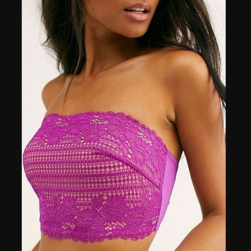 Free People Camila Lace Bandeau Bralette